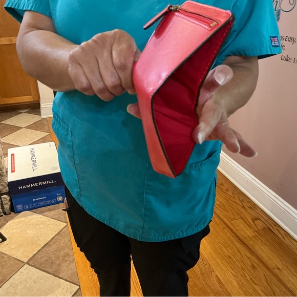 Coach red small wallet - Picture 4 of 6